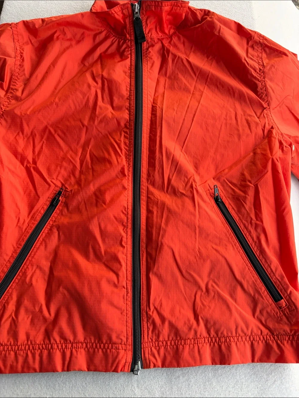 GAP Orange Lightweight Zip-Up Windbreaker